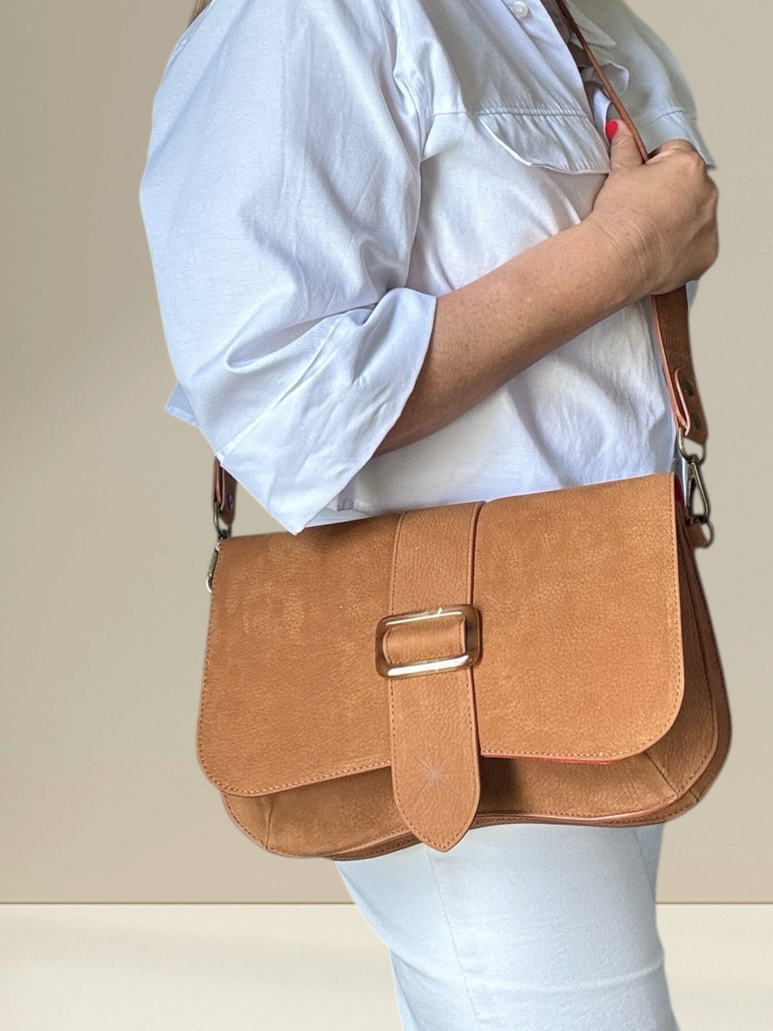 RABAT THARA BABY NUBUCK CAMEL