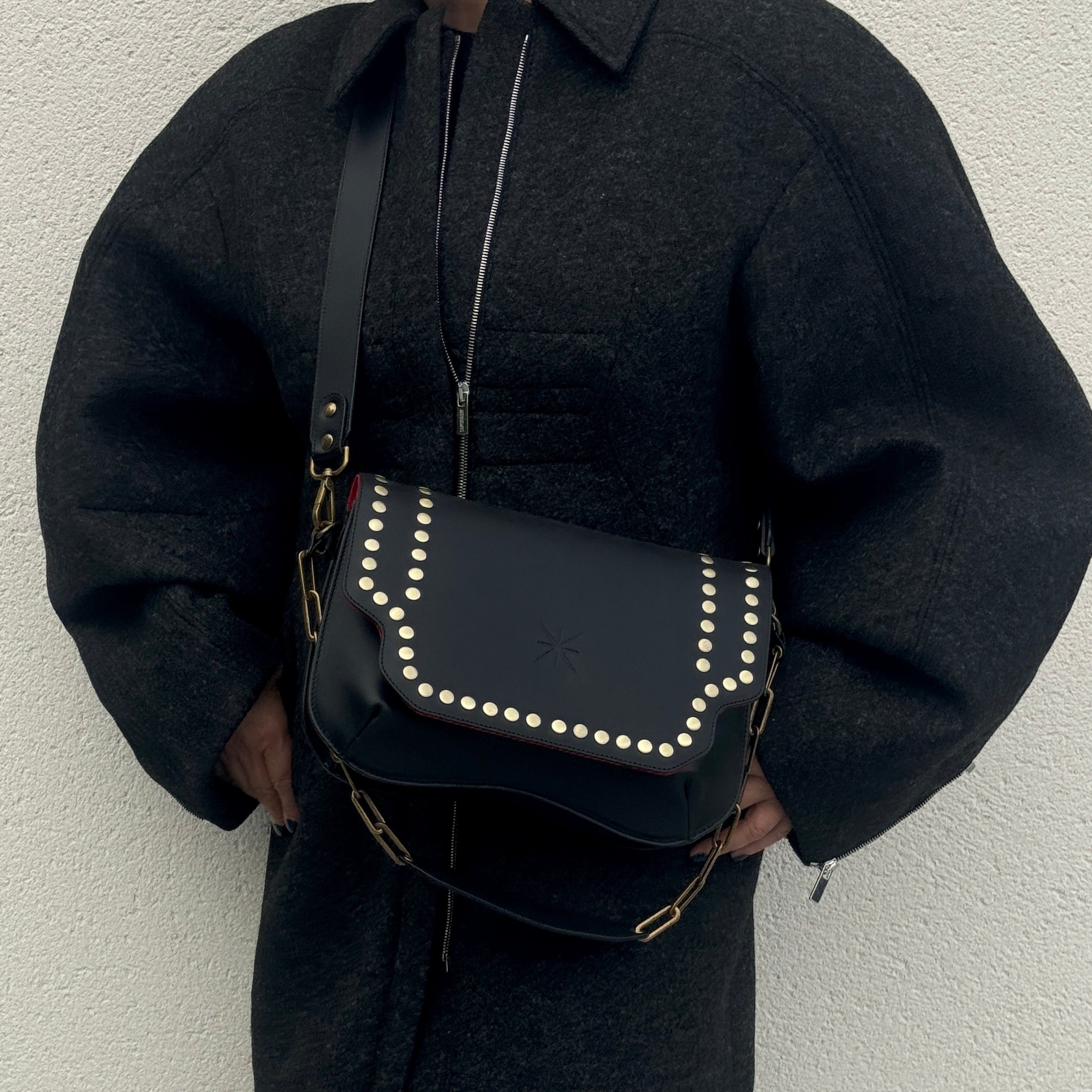 RABAT BABY SIDIA CUIR NOIR