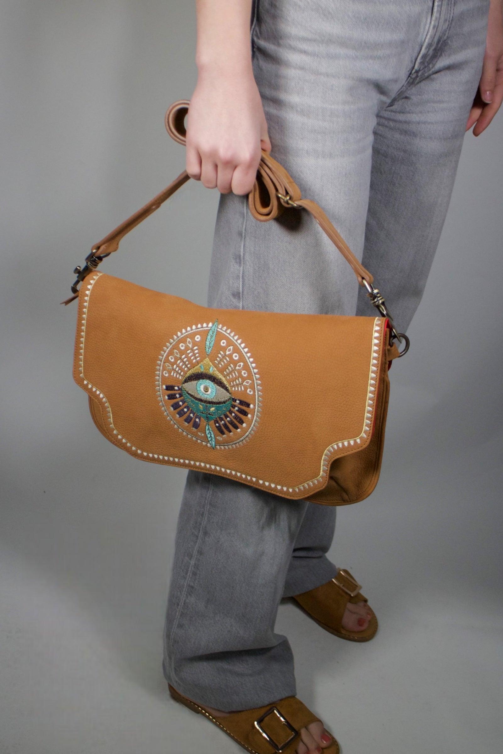 SAC STAR BLUE EYE NUBUCK CAMEL