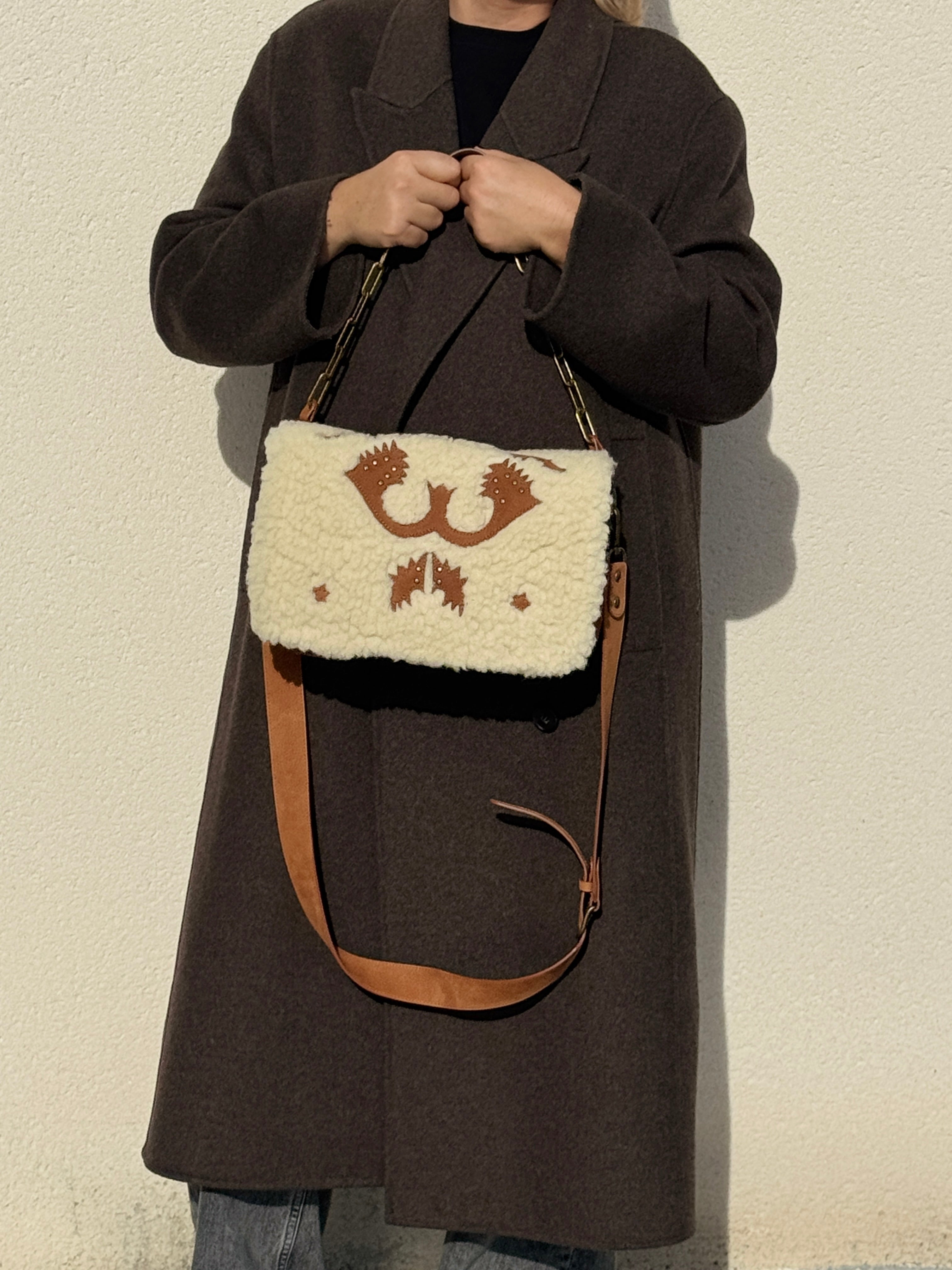 SAC BABY DOUBLE RANCHO MOUTON CAMEL