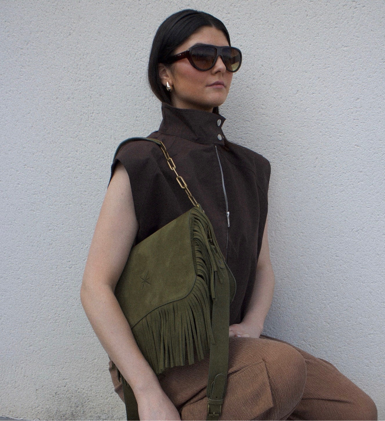 SAC BABY DOUBLE HEVA KAKI