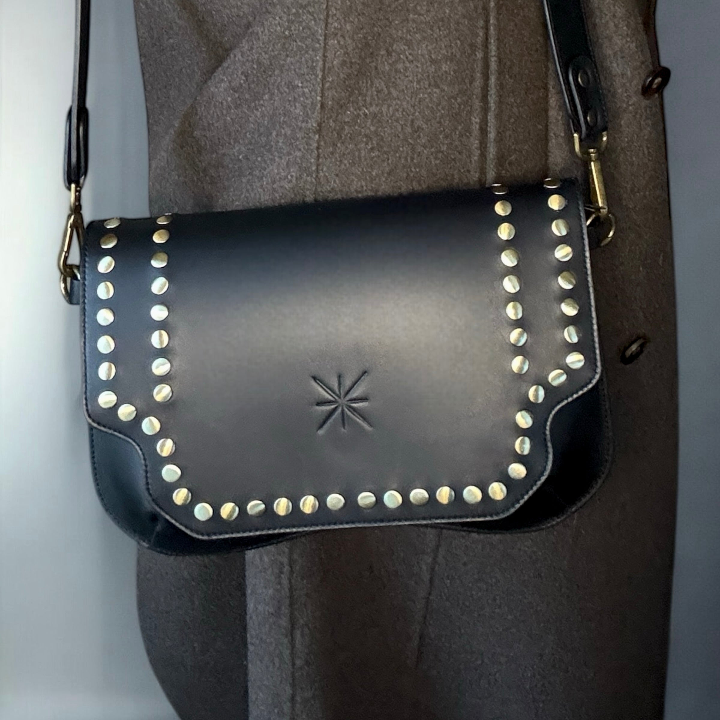 SAC BABY DOUBLE SIDIA CUIR NOIR