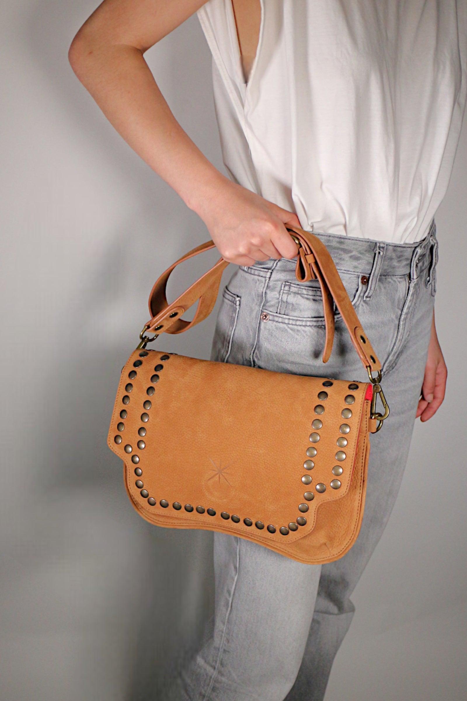 SAC BABY SIDIA NUBUCK CAMEL